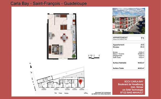 Carla Bay Saint-françois - Guadeloupe Appartement T1
