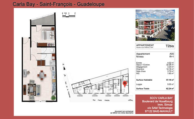 Carla Bay Saint-françois - Guadeloupe Appartement T2bis